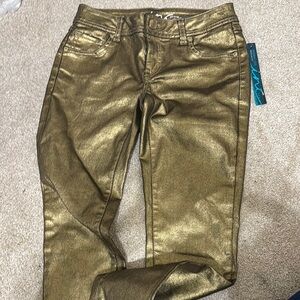 INC Denim Gold Women's Jeans skinny leg regular for Size 0